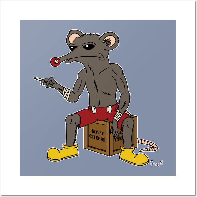 Rudy da Rat Wall Art by Gregg.M_Art